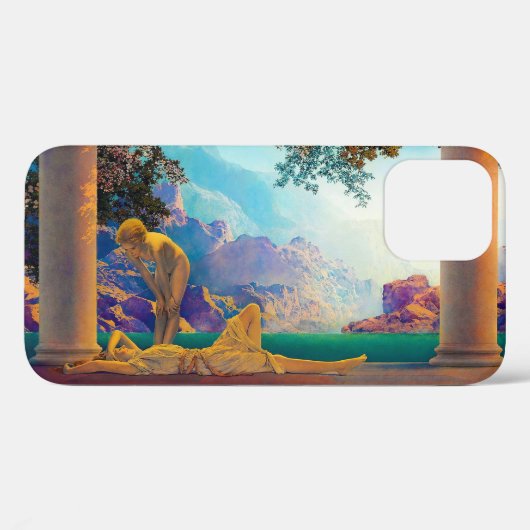 夜明け、1922年Maxfield Parrish Case-Mate iPhoneケース (裏面 (横))