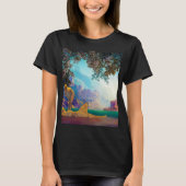 夜明け、1922年Maxfield Parrish Tシャツ (正面)