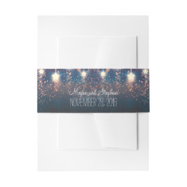 夜星のロマンチックな結婚式 招待状ベリーバンド