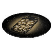 夜星を持つホタルの白熱［赤熱］光を放つな瓶 カッティングボード (角)