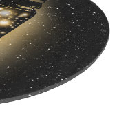 夜星を持つホタルの白熱［赤熱］光を放つな瓶 カッティングボード (角)