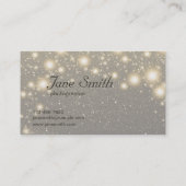 夜星を持つホタルの軽く白熱［赤熱］光を放つな瓶 名刺 (裏面)