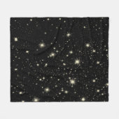 夜星星星空天国 フリースブランケット (正面(横))