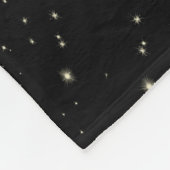 夜星星星空天国 フリースブランケット (角)
