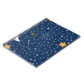 夜星空に縫い目のない子どもじみた模様。C ノートブック (左側)