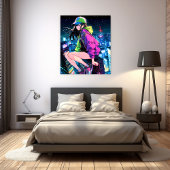 夜景JKアートパネル｜寿司娘 Art Paneel GenerativeAI キャンバスプリント