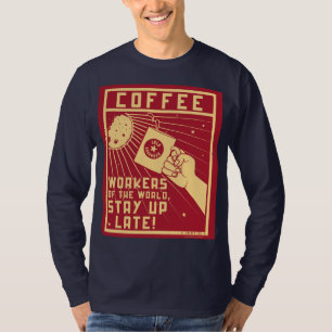 夜更かしする Tシャツ
