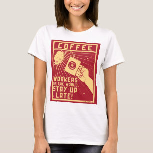 夜更かしする Tシャツ