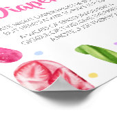 夜更かしのおポップ・アートのむつを赤ちゃんに ポスター (角)