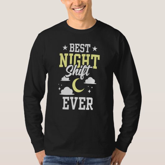 夜最高の勤務の同僚 Tシャツ (正面)