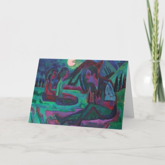 夜月 | Ernst Ludwig Kirchner カード (正面)