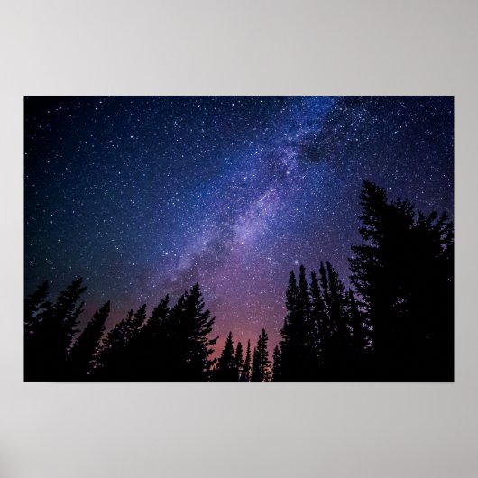夜木と星のアートワーク |ポスター ポスター (正面)