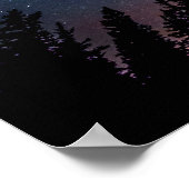 夜木と星のアートワーク |ポスター ポスター (角)