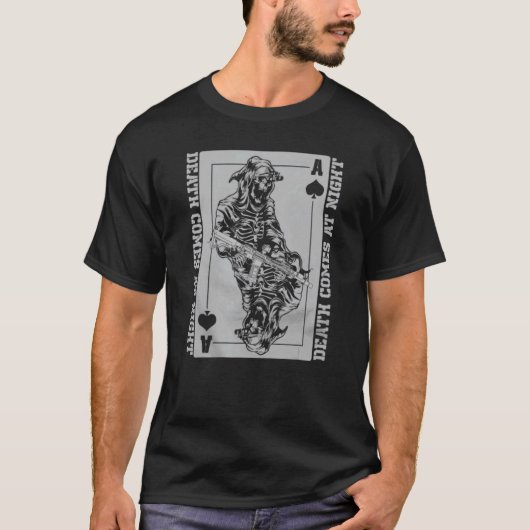 夜来のスペード Tシャツ (正面)