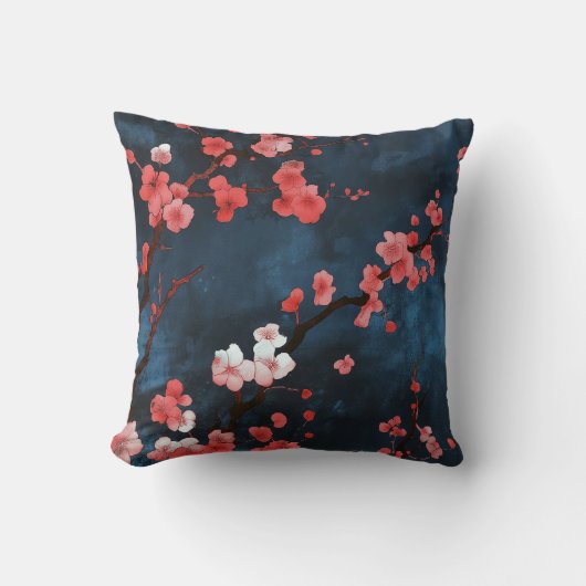 夜桜 クッション (正面)