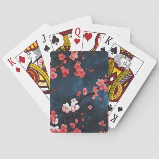 夜桜 トランプ (裏面)
