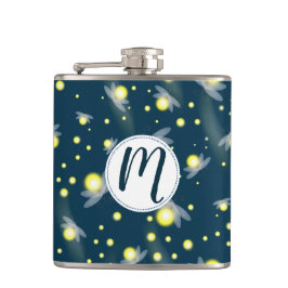 夜模様白熱［赤熱］光を放つのホタル フラスク