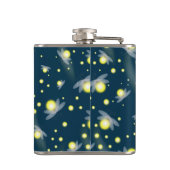 夜模様白熱［赤熱］光を放つのホタル フラスク (裏面)