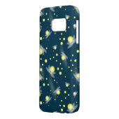 夜模様白熱［赤熱］光を放つのホタル Case-Mate iPhoneケース (裏面左)