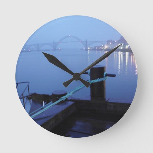夜橋 ラウンド壁時計 (正面)