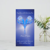 夜淡い色の青の青い結婚鳥 (スタンド正面)