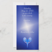 夜淡い色の青の青い結婚鳥 (裏面)