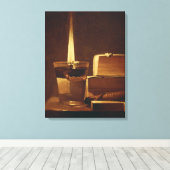 夜灯1630年～35年 キャンバスプリント (インサイチュ (ウッドフロア))