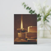 夜灯1630年～35年 ポストカード (スタンド正面)