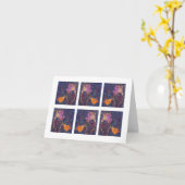 夜炎 カード (黄色い花)