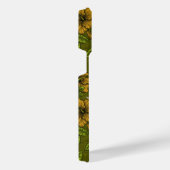 夜熱帯庭園の黄色と緑 iPhoneケース (右側面)