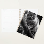 夜猫の絶え間ない視線 プランナー手帳 (ディスプレー)