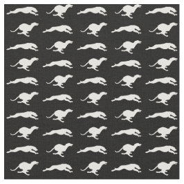 夜生地の連続した猟犬 ファブリック