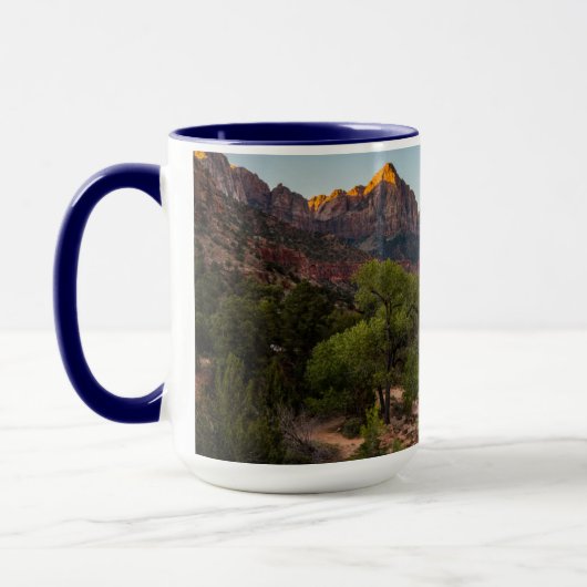 夜番の上の日の出 マグカップ (左)