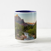 夜番の上の日の出 マグカップ (中央)