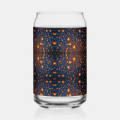 夜白熱［赤熱］光を放つのスカイランタン ガラス缶 (裏面)