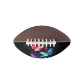 夜白熱［赤熱］光を放つの蝶3匹 アメリカンフットボール (正面)