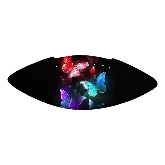 夜白熱［赤熱］光を放つの蝶3匹 アメリカンフットボール (パネル)