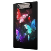 夜白熱［赤熱］光を放つの蝶3匹 クリップボード (左)