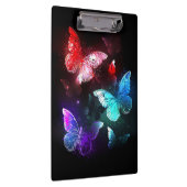 夜白熱［赤熱］光を放つの蝶3匹 クリップボード (右)