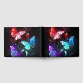 夜白熱［赤熱］光を放つの蝶3匹 ゲストブック (全面)