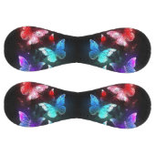 夜白熱［赤熱］光を放つの蝶3匹 ソフトボール (パネル)