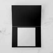 夜白熱［赤熱］光を放つの蝶3匹 ノートカード (内部)