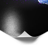 夜白熱［赤熱］光を放つの蝶3匹 フォトプリント            (角)