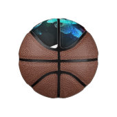 夜白熱［赤熱］光を放つの蝶3匹 ミニバスケットボール (右)