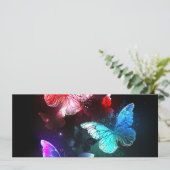 夜白熱［赤熱］光を放つの蝶3匹 メニュー (スタンド正面)