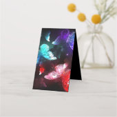 夜白熱［赤熱］光を放つの蝶3匹 ロイヤリティカード (正面)