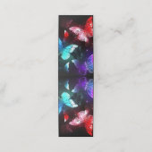 夜白熱［赤熱］光を放つの蝶3匹 ロイヤリティカード (外部開封)