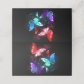 夜白熱［赤熱］光を放つの蝶3匹 予約カード (外部開封)