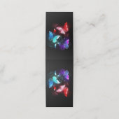 夜白熱［赤熱］光を放つの蝶3匹 予約カード (外部開封)