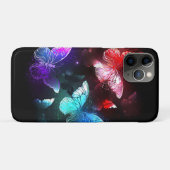 夜白熱［赤熱］光を放つの蝶3匹 Case-Mate iPhoneケース (裏面(横))